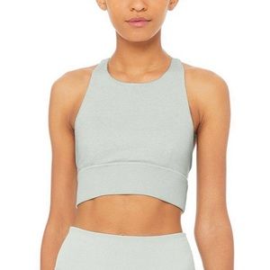 Alosoft Serenity Bra in Heathered Cloud